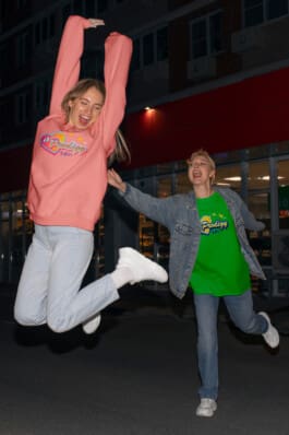 girls-jumping-heart-shirts